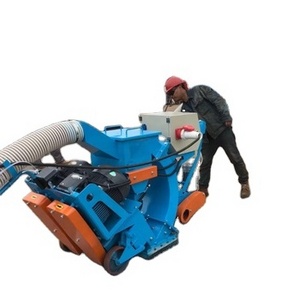 Ship Deck Rust Descaling Portable Horizontal Mobile Shot Blasting Machine