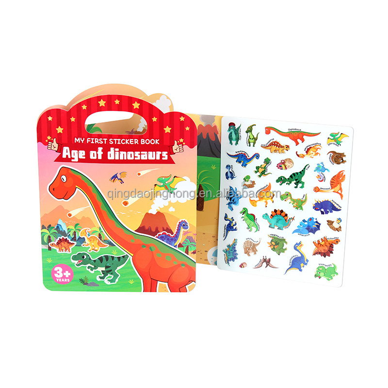 Luxury Custom printing Activity reusable sticker books Cardboard Paper Children sticker book