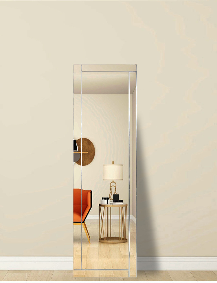 New Design Luxury Bathroom Mirrors Modern Beauty Floor Mirror Full-length Mirror Glass Framed