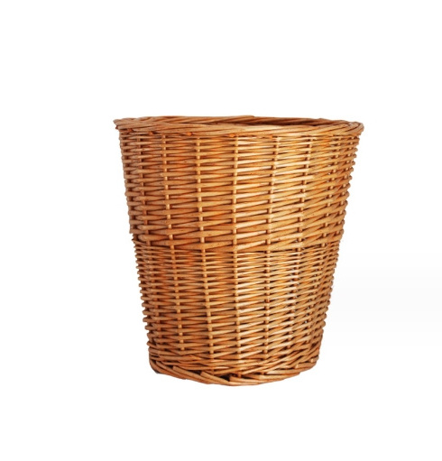 Wholesale circular rattan flower basket bedroom household simple garden style floor flower pot basket storage