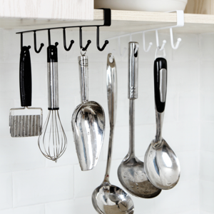 Novelty type non-perforated kitchen closet durable storage hooks for home