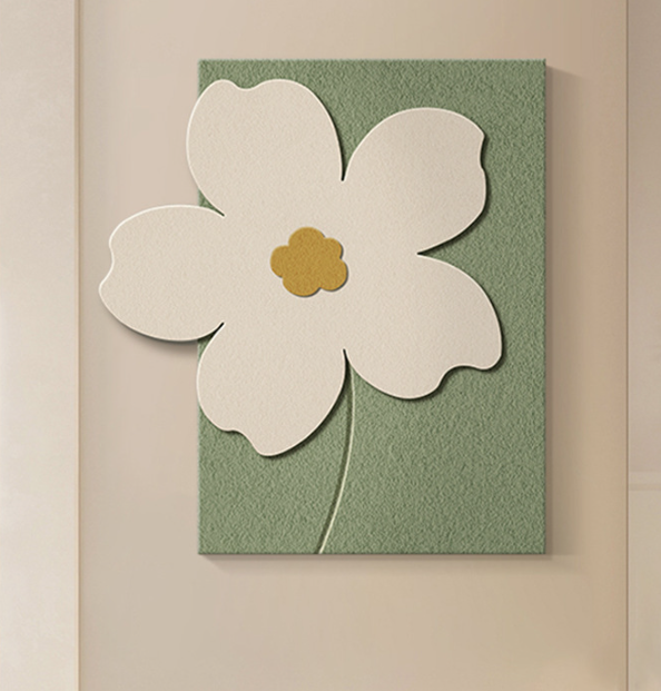 Factory nordic flower wall decor for home living room