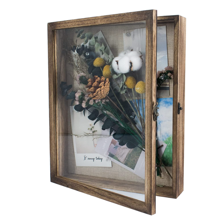 Bulk Free Standing Cheap Custom Wholesale 3D Picture Frame Wooden Shadow Box