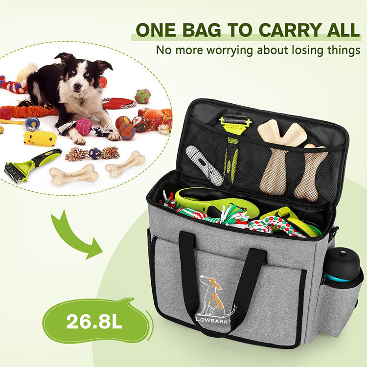 Outdoor Travel Pet Dog Accessories Organizer Kit Portable Leakproof Bowl Kit For Food And Water