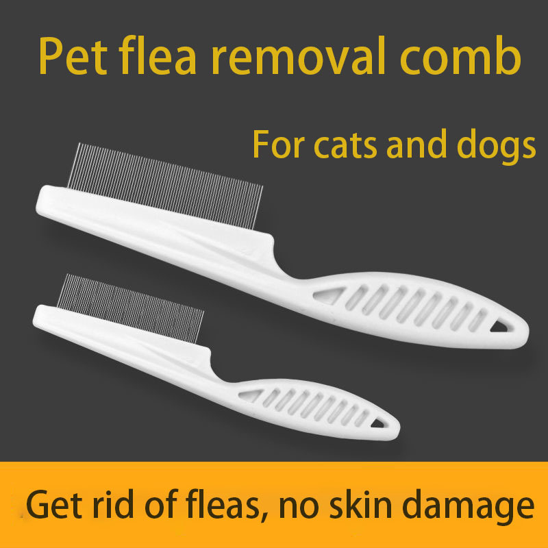 Pet Flea Tick Remover Dog Cat MultiColor Stainless Steel Comfort Hair Grooming Comb Protect Flea Lice Removal Hair Cleaner Comb