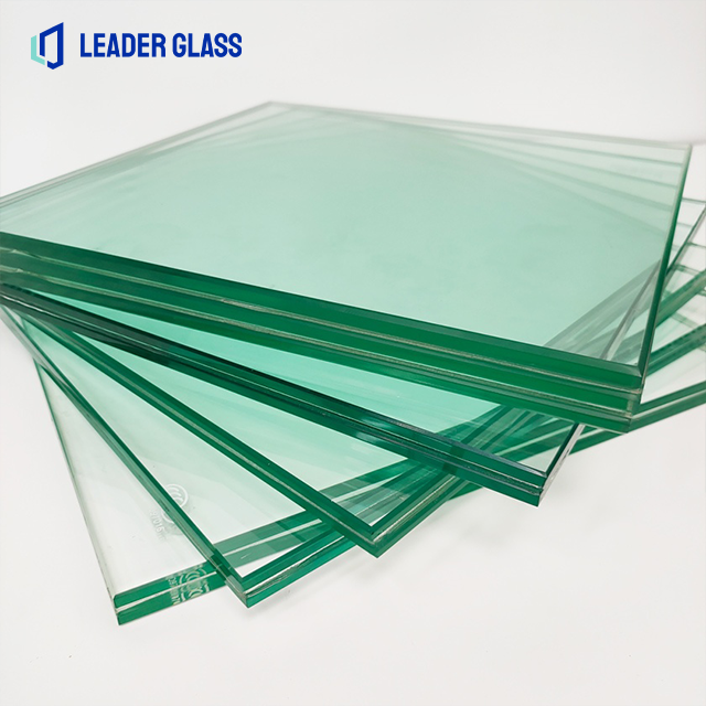 China 6.38mm to 40.28mm  Clear Toughened Flat Curved PVB SGP Tempered Laminated Glass