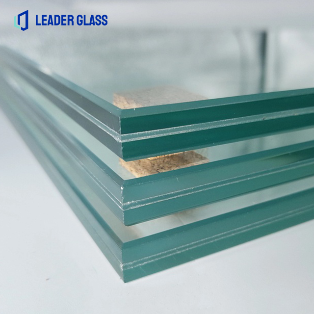 China 6.38mm to 40.28mm  Clear Toughened Flat Curved PVB SGP Tempered Laminated Glass