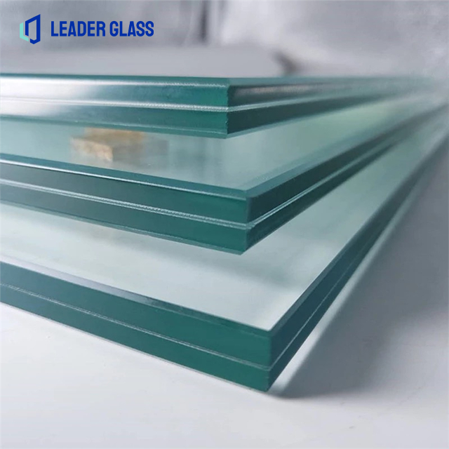 China 6.38mm to 40.28mm  Clear Toughened Flat Curved PVB SGP Tempered Laminated Glass