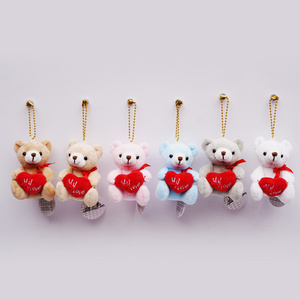 2024 Merry Christmas plush keychains toys christmas stuffed animal christmas ornaments mini toys cute kids toy