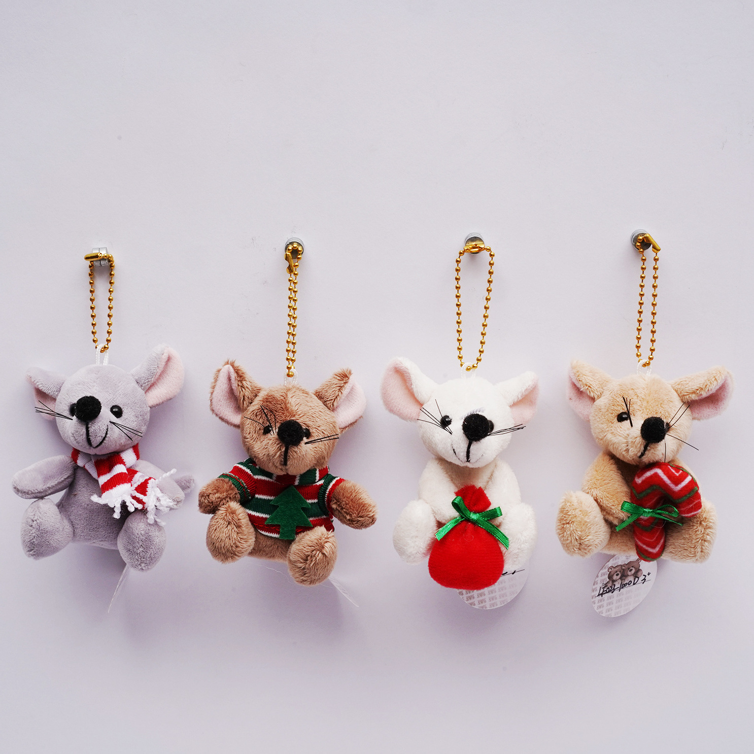 2024 Merry Christmas plush keychains toys christmas stuffed animal christmas ornaments mini toys cute kids toy