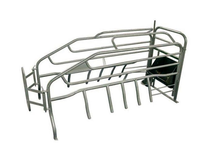 Hot selling Gestation Cage For Pregnant Pig Pig Solid Rod Farrowing Crate Stall