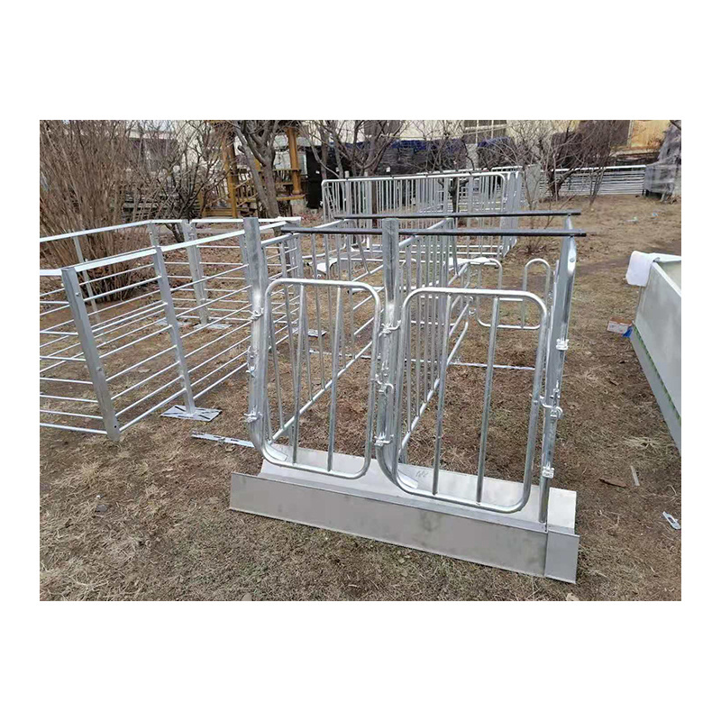 Factory supply Pig Solid Rod Farrowing Crate Stall Galvanized Sow Farrowing Stalls Finishing Pig Pen/ Crate Wholesale