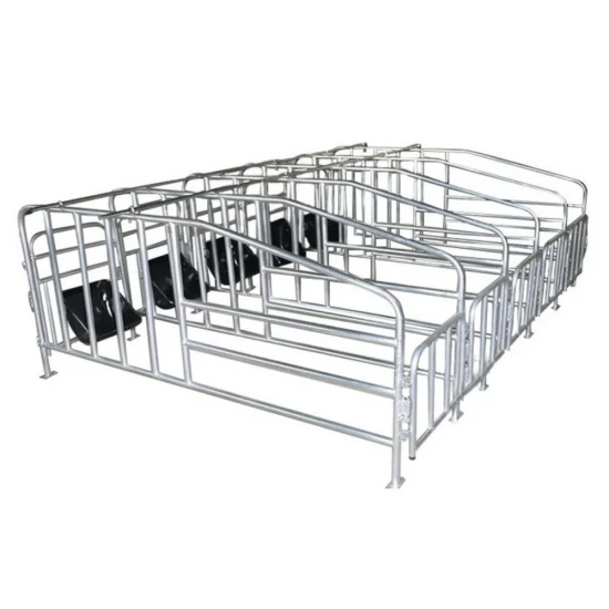 Hot selling Gestation Cage For Pregnant Pig Pig Solid Rod Farrowing Crate Stall