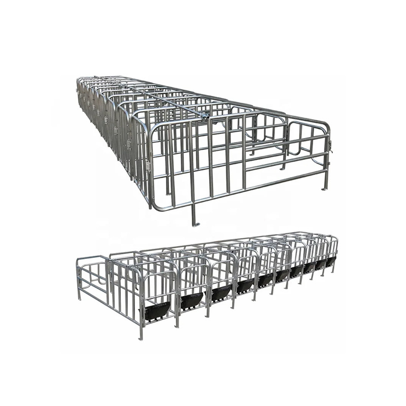 Factory supply Pig Solid Rod Farrowing Crate Stall Galvanized Sow Farrowing Stalls Finishing Pig Pen/ Crate Wholesale