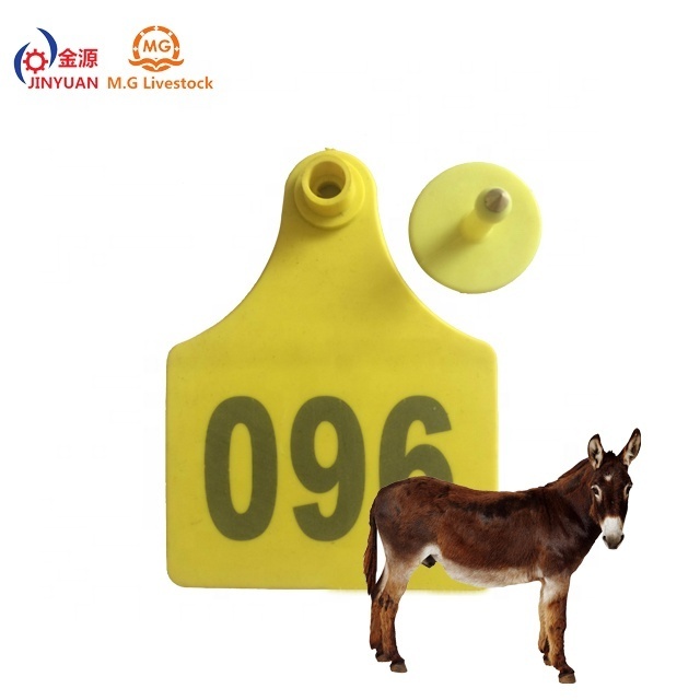 rfid ear tag anti theft built in chip animal tracking system for cattle cows sheep ear tag