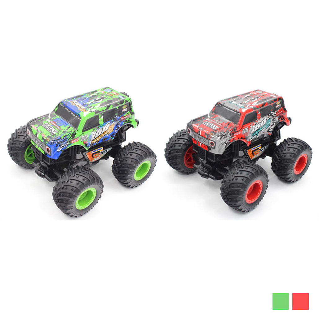 Popular Kids Cars Toys Monster Truck Inertia Car Toys off Road Cool Friction Power Vehicle with Light and Music