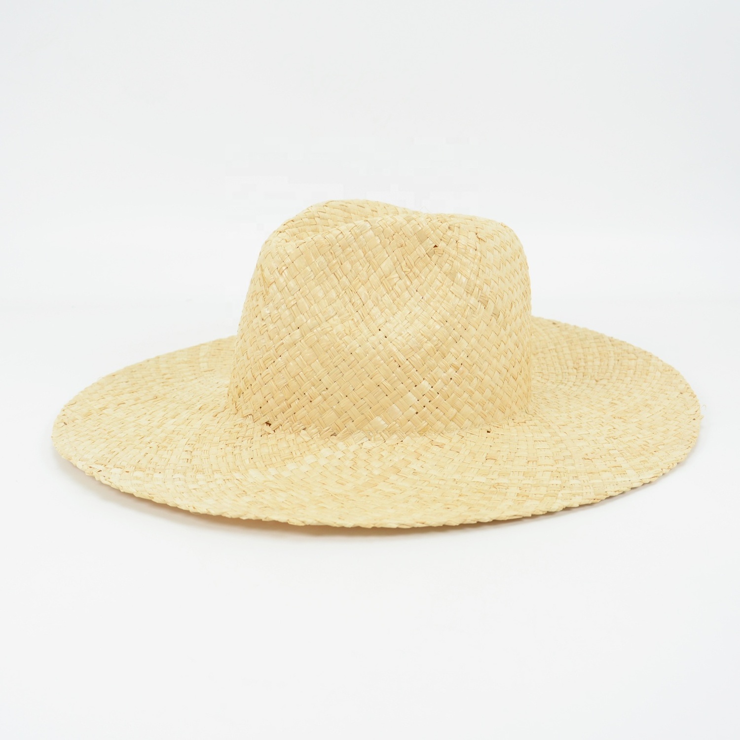 French Woven Raffia Straw Hat Medium Brim Holiday Straw Hat for Summer Beach