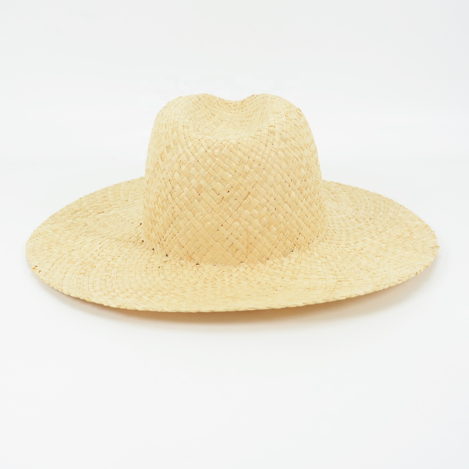 French Woven Raffia Straw Hat Medium Brim Holiday Straw Hat for Summer Beach