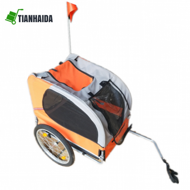 Wholesale supply bicycle trailer folding cargo / dog bike trailer for sale