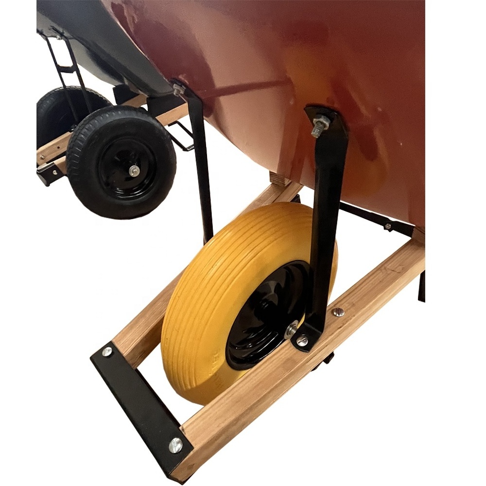 400-8 PU foam wheel and tire for trolley wheelbarrow