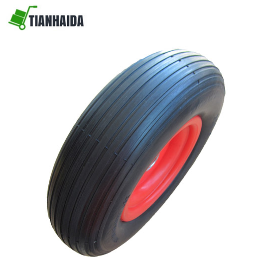 PU Puncture Proof foam filled wheelbarrow wheel tyre