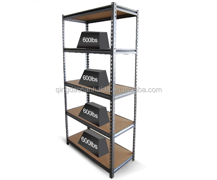 Heavy duty 180*90*40cm Storage shelf racking Wooden open shelf unit