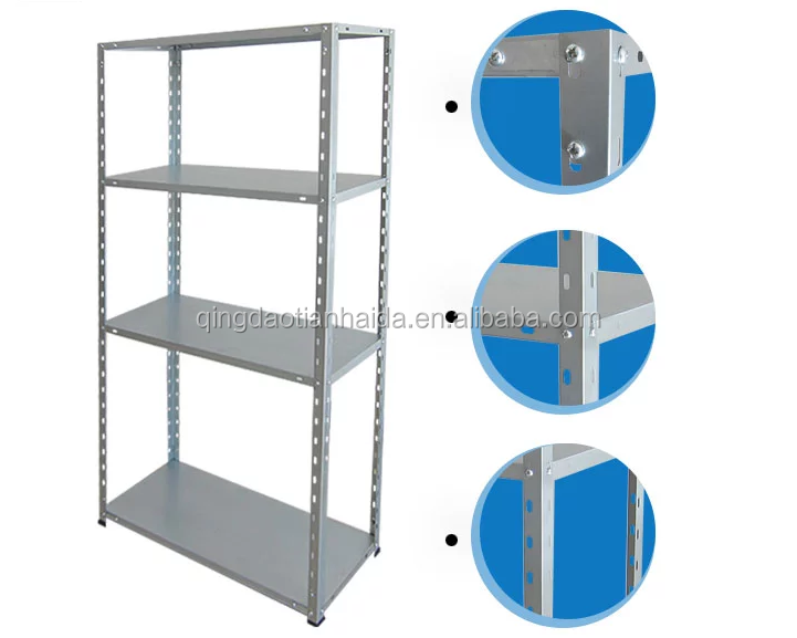 Galvanized Garage Metal Shelving unit with customized size and loading capacity