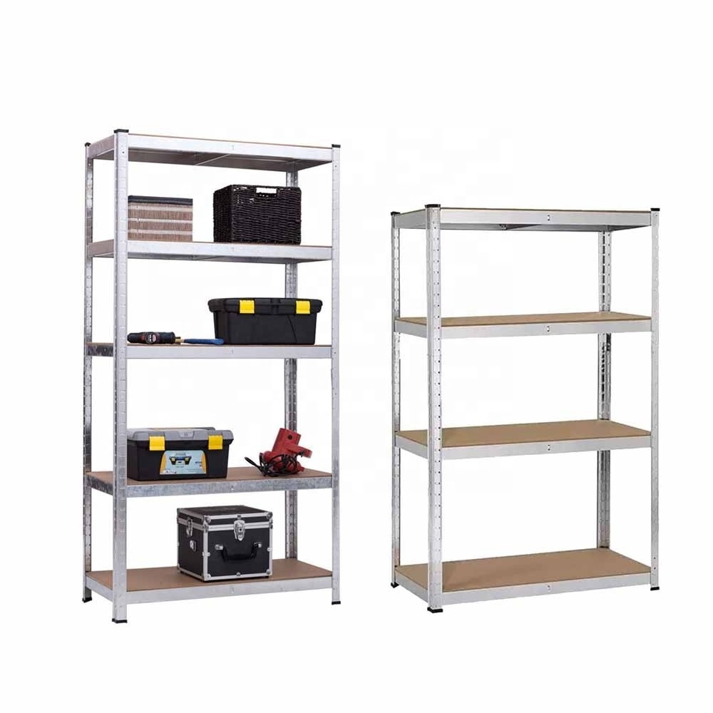 Heavy Duty 5 Tier Heavy Duty Boltless Steel Garage Shelving Storage Racking Shelves Unit