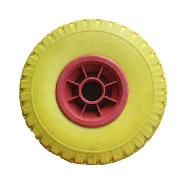 PU foam wheels, golf cart wheels garden trailer