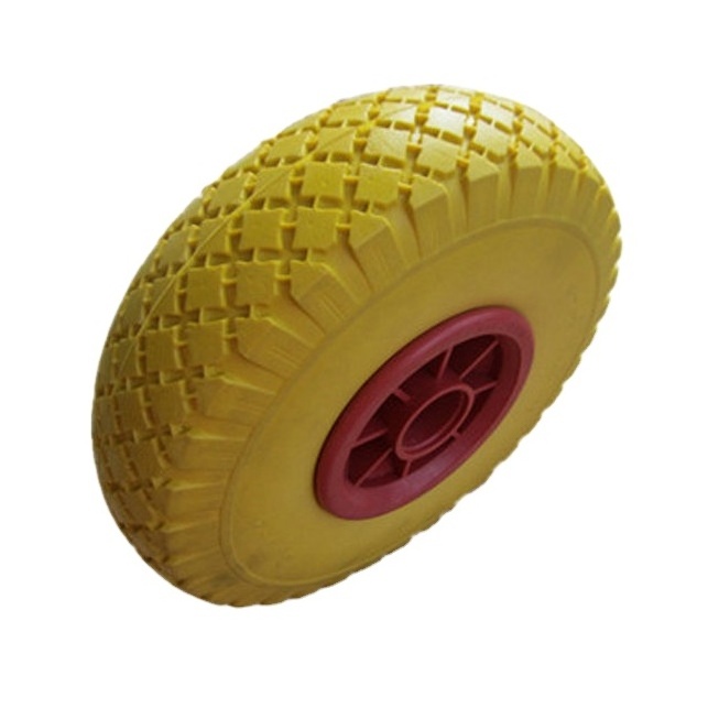 PU foam wheels, golf cart wheels garden trailer