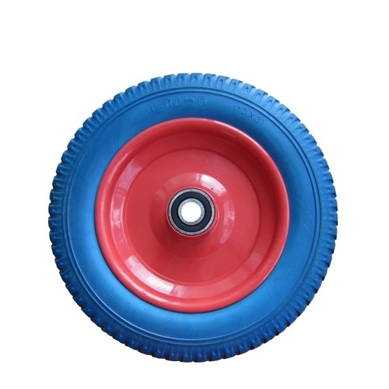 PU foam wheels, golf cart wheels garden trailer