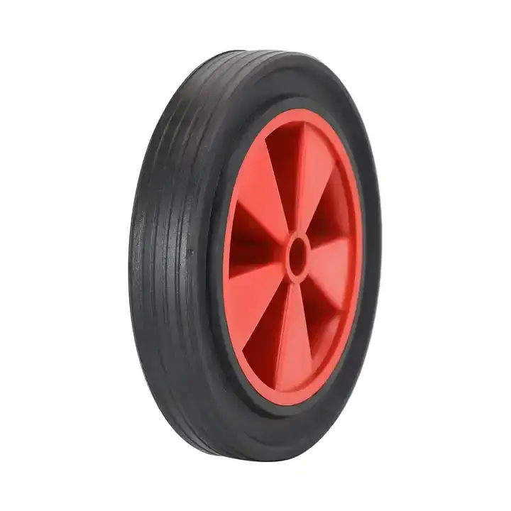 TIANHAIDA 12 inch 12x1.75 inch Flat Free Small Puncture Proof Solid Tire Wheel for Stroller Wheel Lawn Mover Wheel Cart