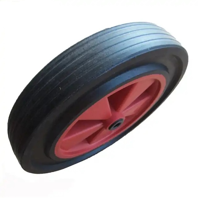 TIANHAIDA 12 inch 12x1.75 inch Flat Free Small Puncture Proof Solid Tire Wheel for Stroller Wheel Lawn Mover Wheel Cart