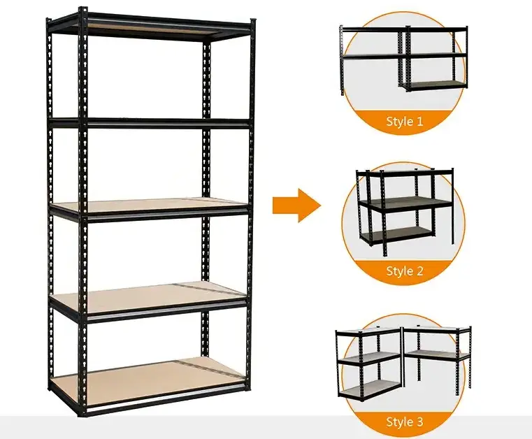 Shelving 5 Tier Galvanised Metal Deep Racking   storage  180*90*40