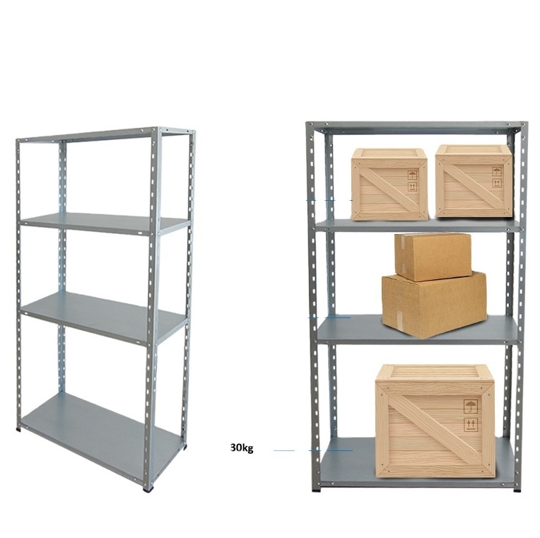 Garage Shelving Storage Shelves Large 5 Tier Metal Boltless Racking Unit