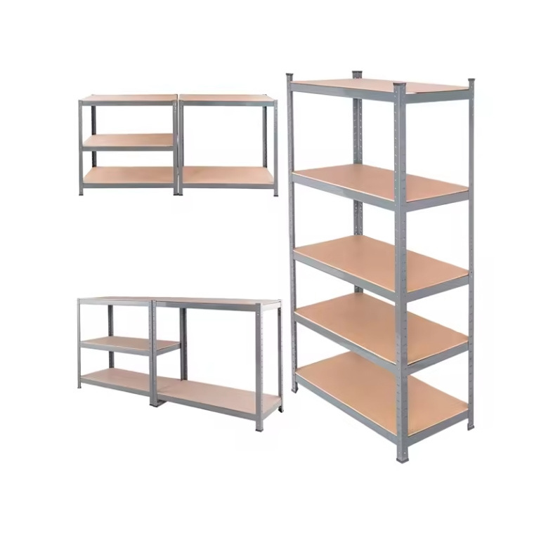 Tianhaida Heavy Duty Steel Frame 5 Tier Garage Shelf Metal Multi Use Storage Shelving Unit