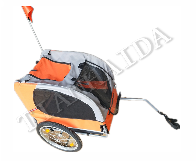 tc3004 pet enclosed bike bicycle wagon cargo trailer