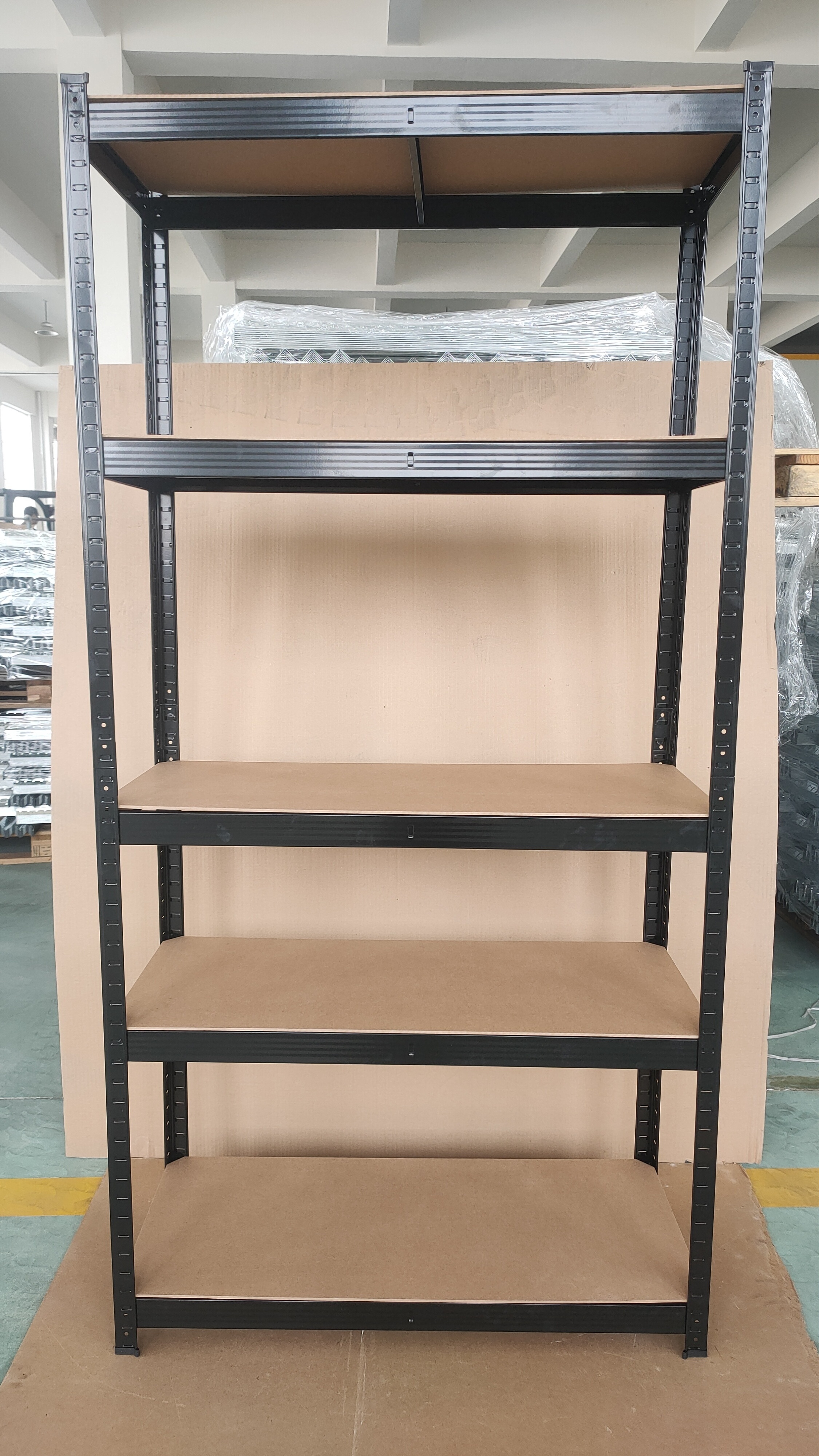 Tianhaida wholesale heavy duty garage 5 tier Estantes de metal storage metal boltless shelf rack