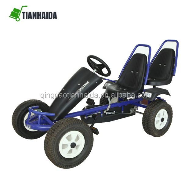 china comfortable playground double seat  pedal go kart