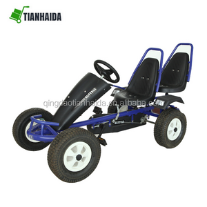 china comfortable playground double seat  pedal go kart