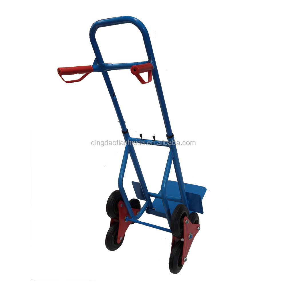 ht1826 EU heavy duty hot sale 3 wheel folding stair climbing hand trolley