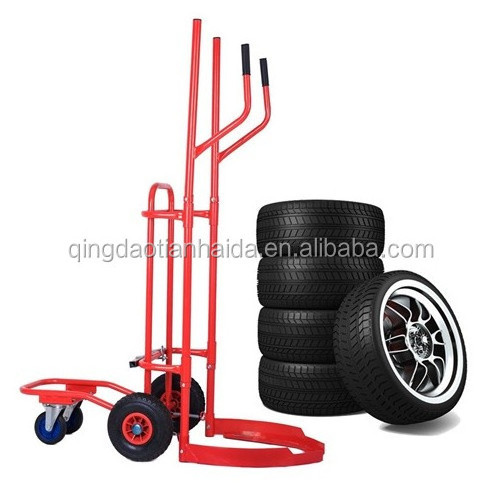 Qingdao Wheel transporter 200 tires Dolly Hand Truck transport truck tires