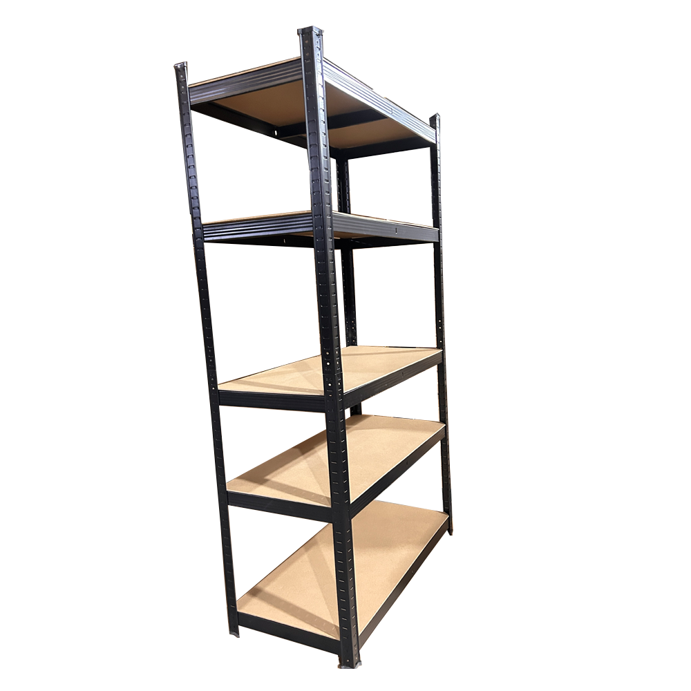 High Quality Black Color Shelving Metal Deep Garage Racking Unit 180x90x60cm