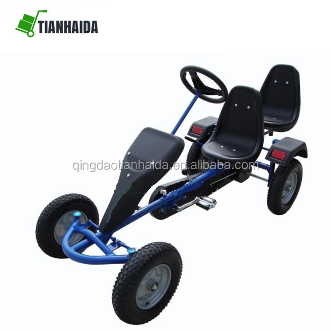 china comfortable playground double seat  pedal go kart