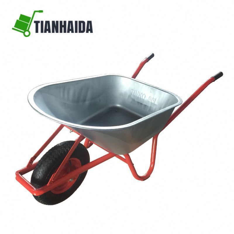 Heavy Duty Kruiwagen Steel  Builders Garden Wheelbarrow