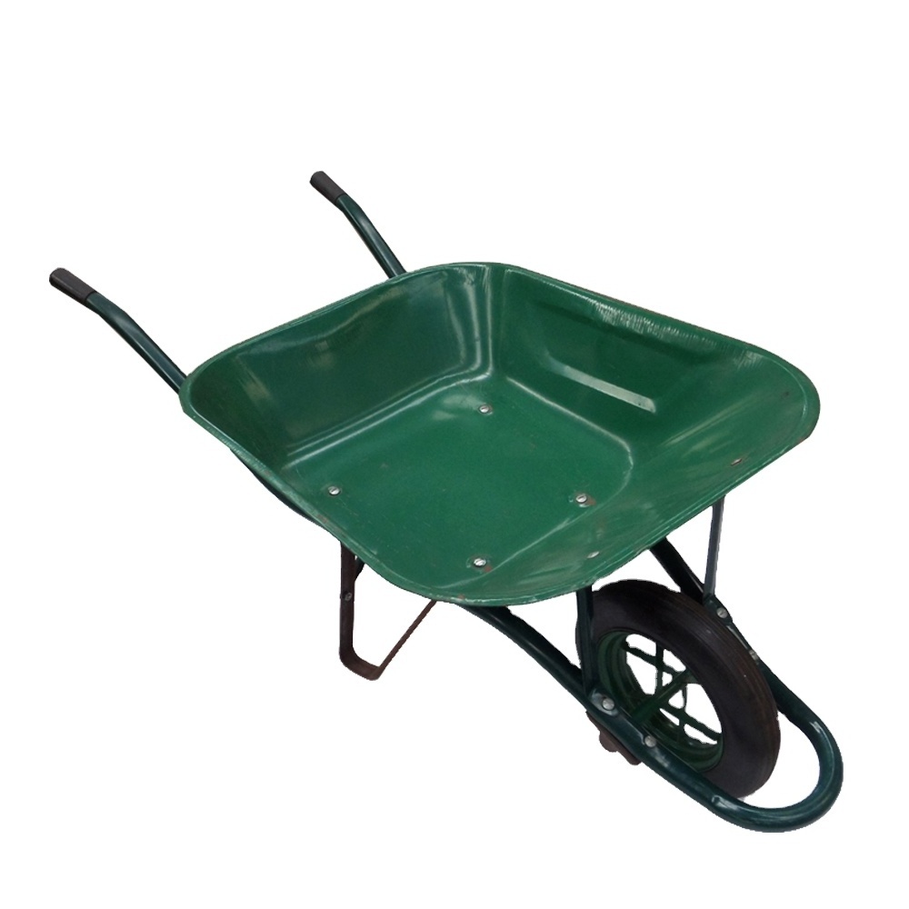 wb6400 heavy duty large  Steel wheel barrow with air wheel