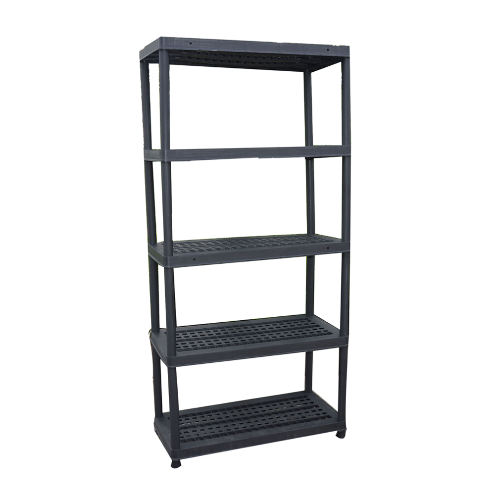 5 Tier Plastic Shelf Shelving Shelves Rack Racking Plastic Garage Shelving Storage Unit