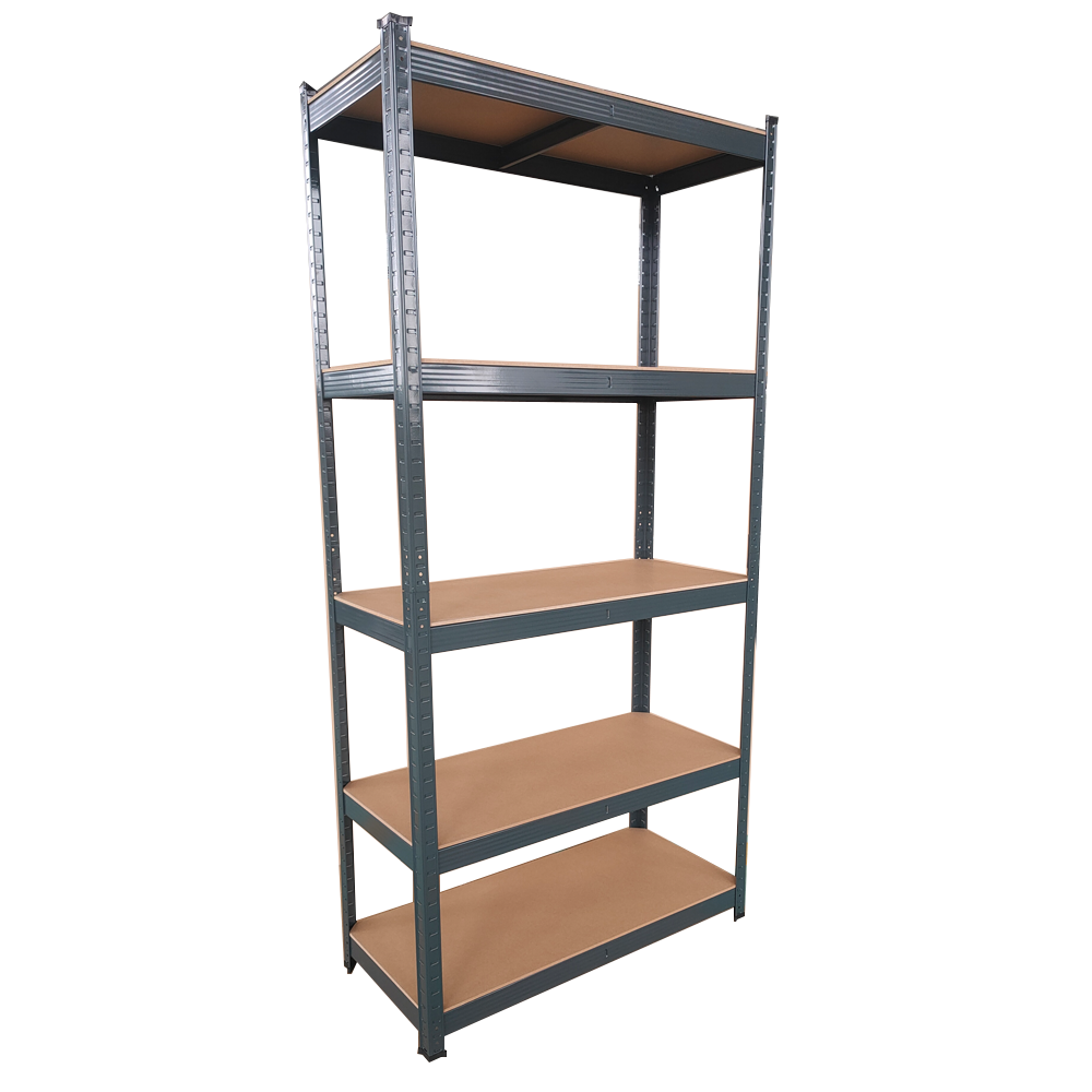 TIANHAIDA Heavy Duty Steel Frame 5-Tier Garage Shelf, Metal Multi-Use Storage Shelving Unit for Home/Office/Dormitory/Garage