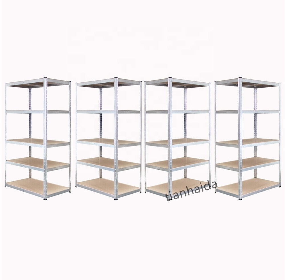 TIANHAIDA High Quality Metal Steel shelves Commercial Light Duty folding storage rack Shelving Unit Widely Used Warehouse