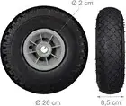 TIANHAIDA 10 inch No Flat Tyre wheel Replacement Polyurethane pu Foam Puncture Proof Flat Free Tire wheelbarrow Wheel